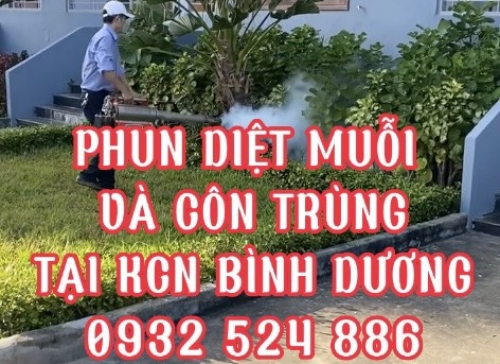 Phun diệt muỗi tại Bình Dương, diệt côn trùng tại Bình Dương - 0932 524 886
